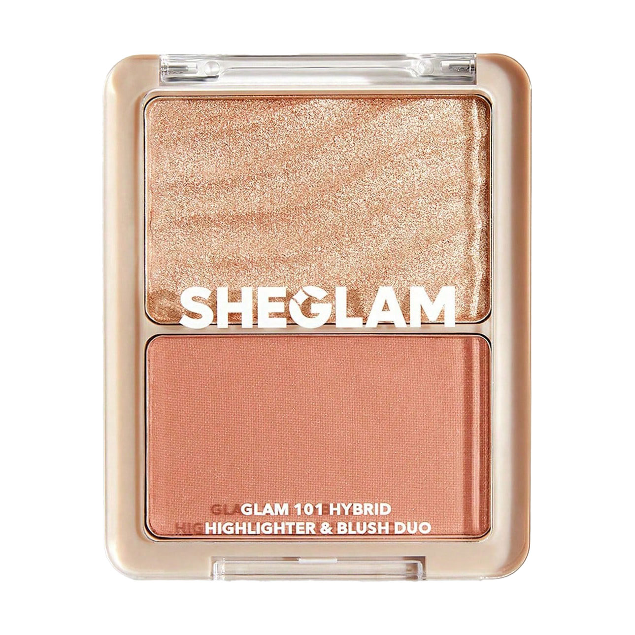 Палетка рум'ян та хайлайтер 2 в 1 Sheglam 101 Hybrid Highlighter &amp; Blush Duo, Seville, 9.2 г