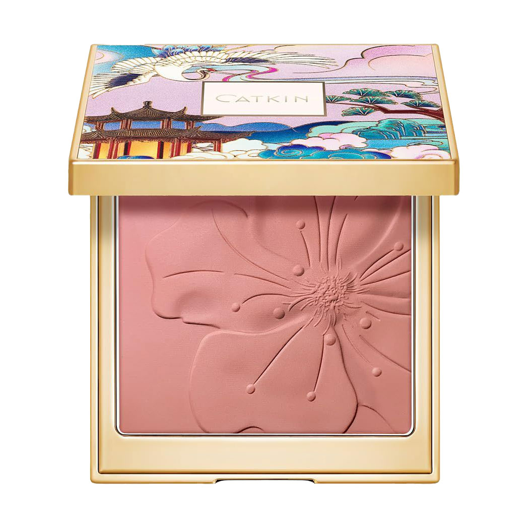 Палетка рум'ян та хайлайтеру для обличчя Catkin 2 In 1 Highlighter &amp; Cheek Blush, C07 Limerence, 10 г